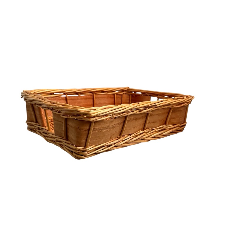 Rectangular Handwoven Basket - Picture 3 of 8